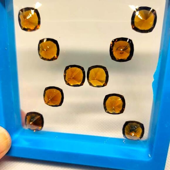 10 Gorgeous Matched Citrines for Bracelet or Necklace!! - Picture 3 of 4